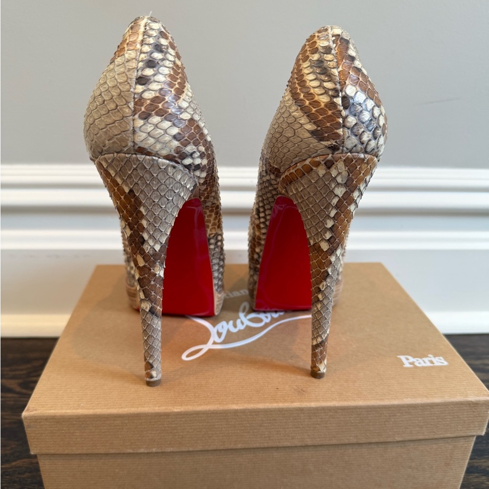 Christian Louboutin Python Lady Peeps - Picture 3 of 8